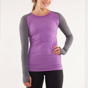 Lululemon Run Swiftly long sleeve shirt, size 12